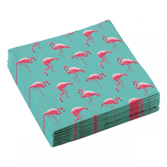20 Napkins Flamingo Paradise 33 x 33cm