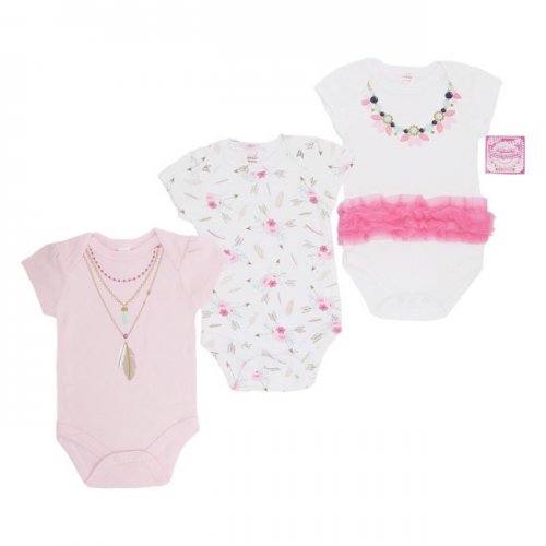 Girls 3 Pack Bodysuit  Girls 3 Pack Bodysuit