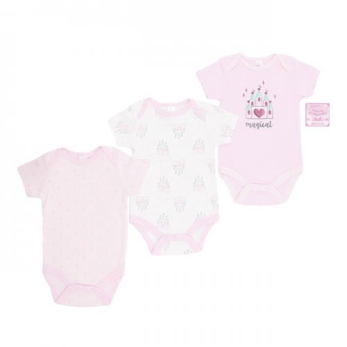 Girls 3 Pack Bodysuit  Girls 3 Pack Bodysuit
