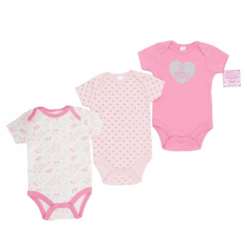 Girls 3 Pack Bodysuit  Girls 3 Pack Bodysuit