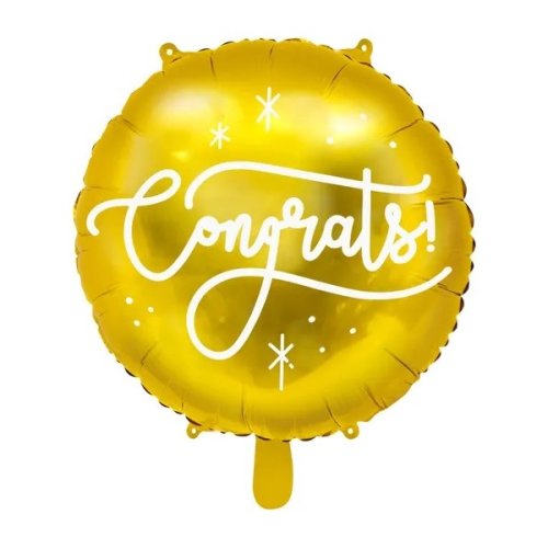 Foil Balloon Congrats 45cm Foil Balloon Congrats 45cm