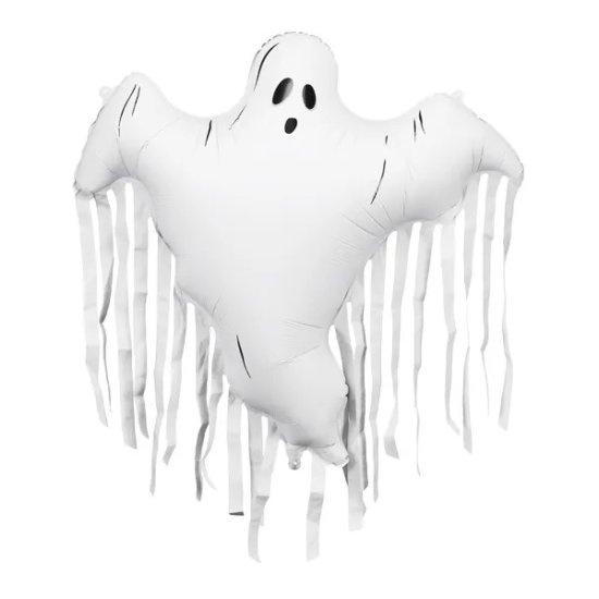 Foil Balloon Ghost with Tassels 93x86 cm