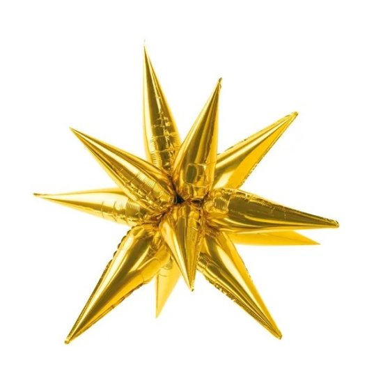 Foil Balloon Star Gold 3D 70cm