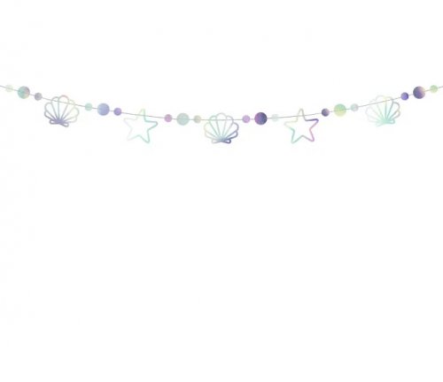 Garland Mermaid, iridescent, 1.65m
