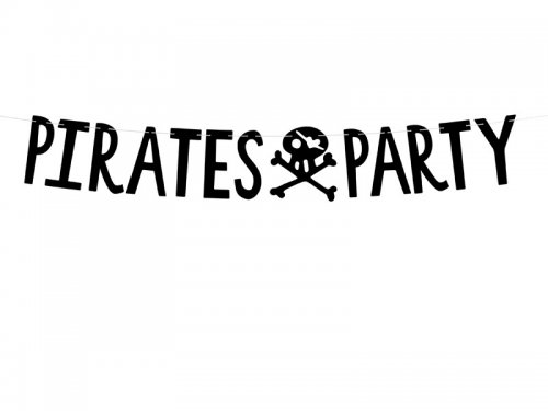 Paper Banner Pirates Party 14x100 cm DIY Paper Banner Pirates Party 14x100 cm DIY