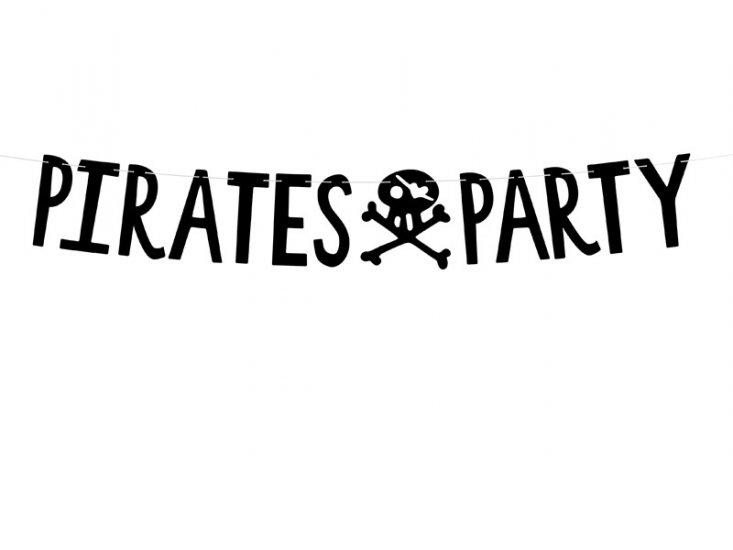 Paper Banner Pirates Party 14x100 cm DIY