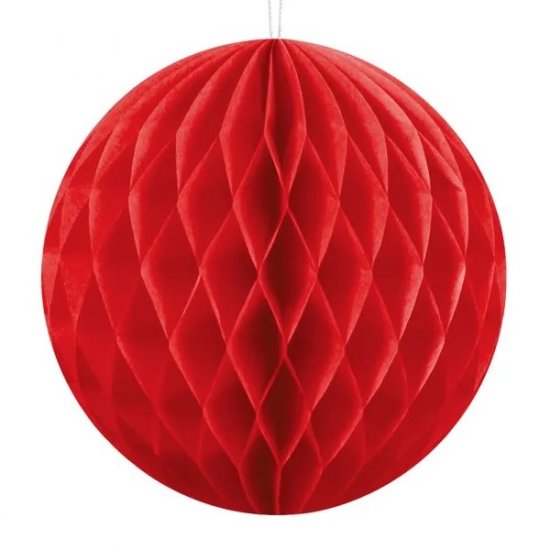 Honeycomb Ball Red 10cm