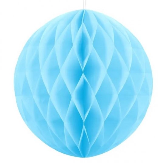 Honeycomb Ball Light Blue 20cm