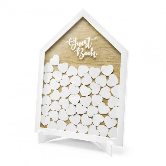 Wooden guest book 30.5x43cm