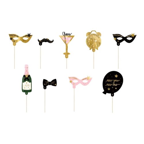 Lets Party Photo props (9pc)