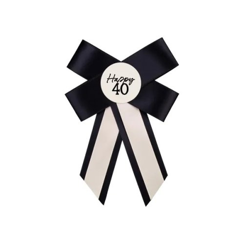 Rosette for 40th birthday 11x17 cm