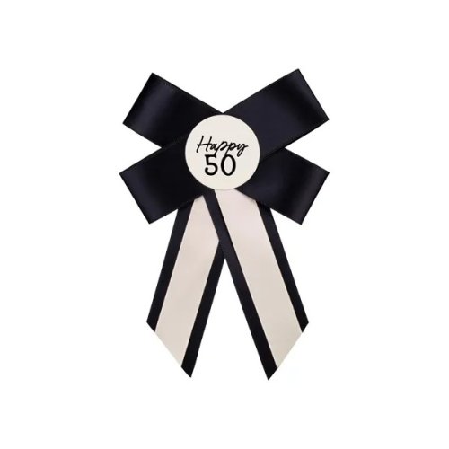 Rosette for 50th birthday 11x17cm