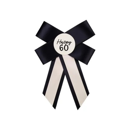 Rosette for 60th birthday 11x17cm