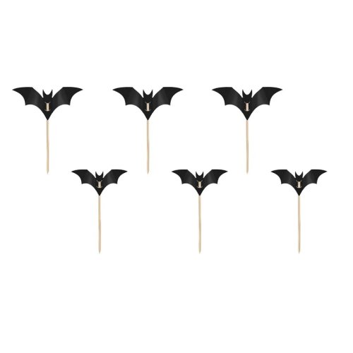 Cake toppers Bats (6pcs) Cake toppers Bats (6pcs)