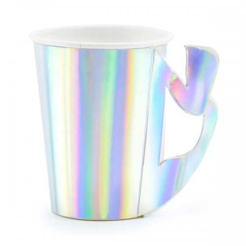 6 Paper Cups Mermaid 220ml