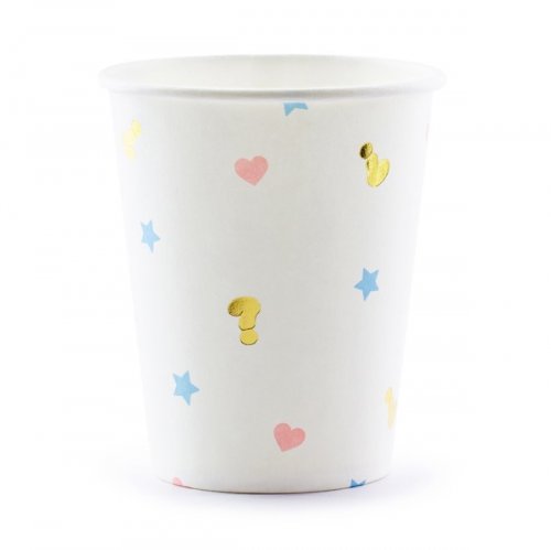 6 Paper Cups Boy or Girl 200ml