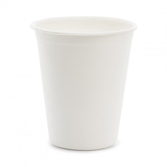 6 Sugar cane cups white 250ml