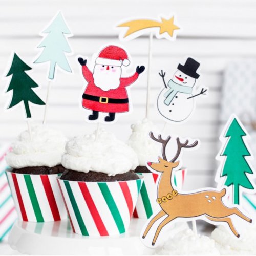 Toppers Merry Xmas (7pc)