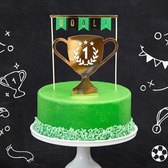 Cake decoration Football 2pc
