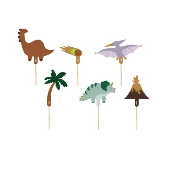 Cake Toppers Dinosaurs 6pcs