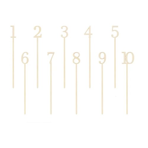Wooden Numbers (0-10) 25cm