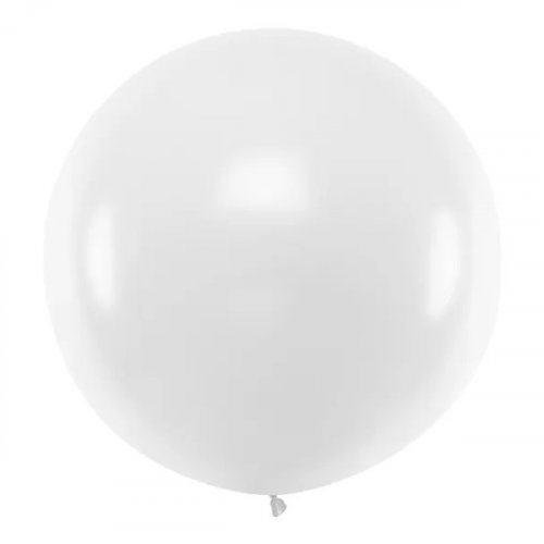 Latex Round Balloon 100cm White