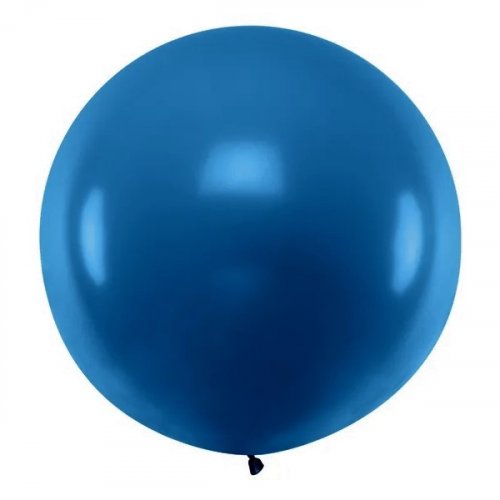 Latex Round Balloon 100cm Navy Blue