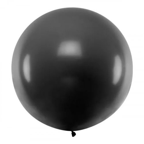 Latex Round Balloon 100cm Black