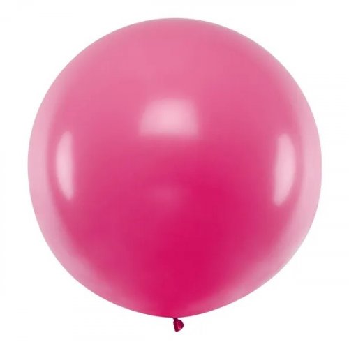 Latex Round Balloon 100cm Fuchsia