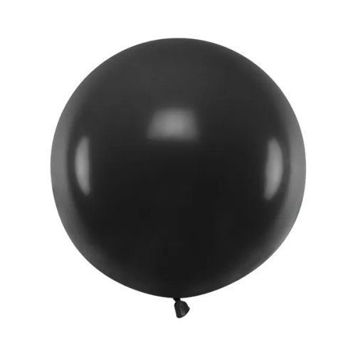 Latex Round Balloon 60cm Black