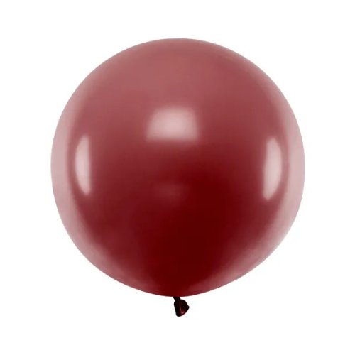 Latex Round Balloon 60cm Burgundy