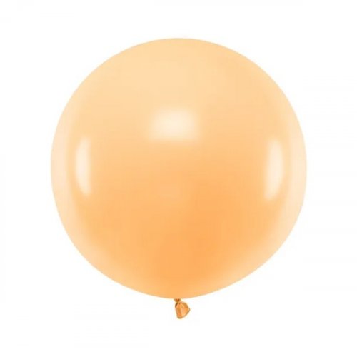 Latex Round Balloon 60cm Light Peach