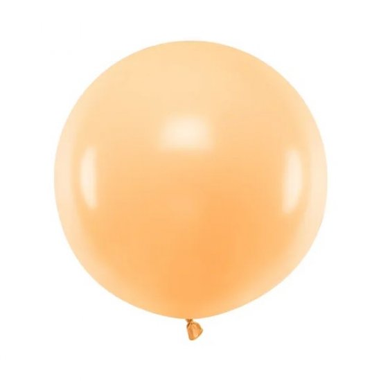 Latex Round Balloon 60cm Light Peach