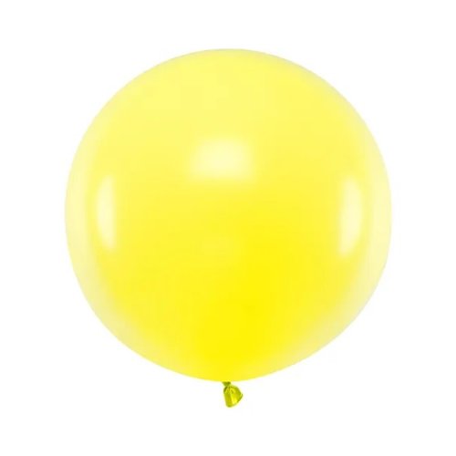 Latex Round Balloon 60cm Yellow