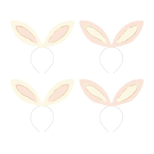Headbands Bunny ears, 12.5x29 cm (4pc)