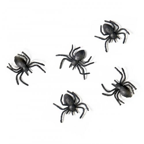 10pc Plastic Spiders 3cm 10pc Plastic Spiders 3cm