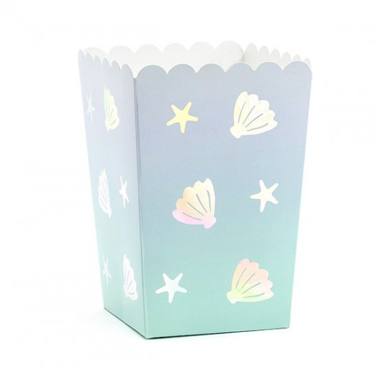 6 Mermaid Treat Boxes