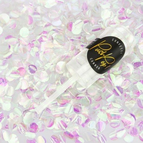Confetti Push Popper Iridescent Confetti Push Popper Iridescent