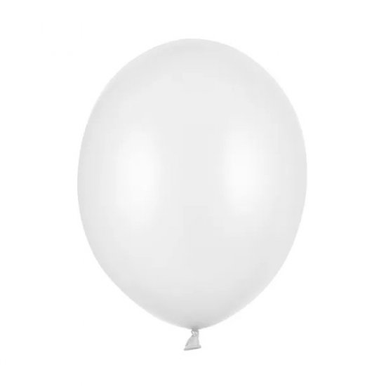 10 Balloons Pearlized White 30cm