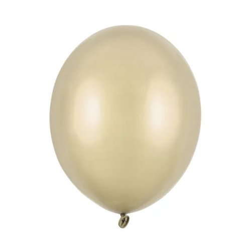 100 Balloons Metallic Cold Gold 30cm