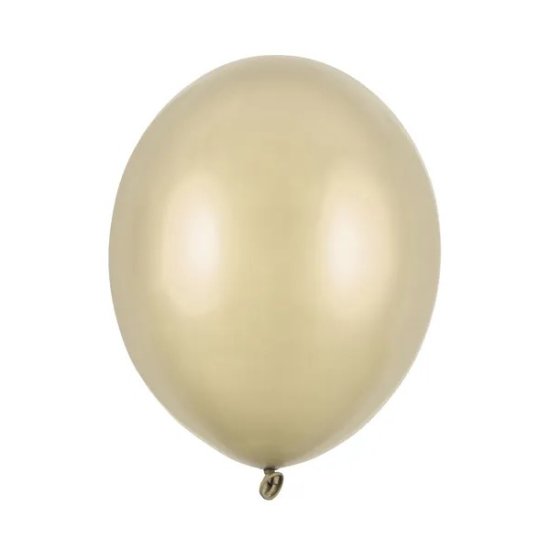 100 Balloons Metallic Cold Gold 30cm