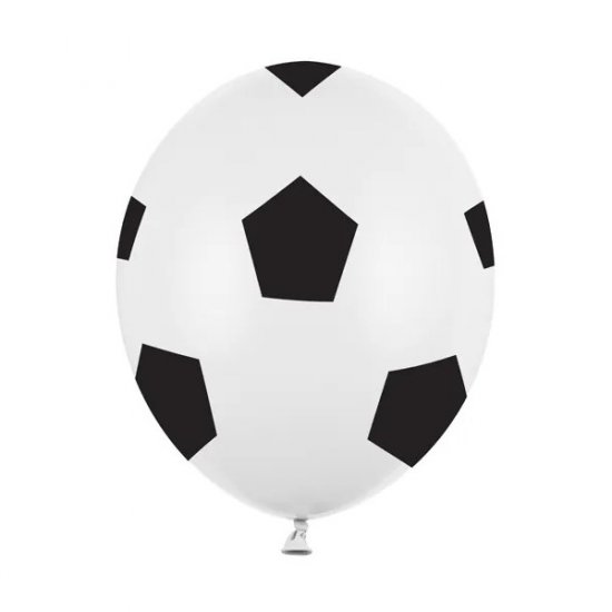 6 Balloons 30cm Football