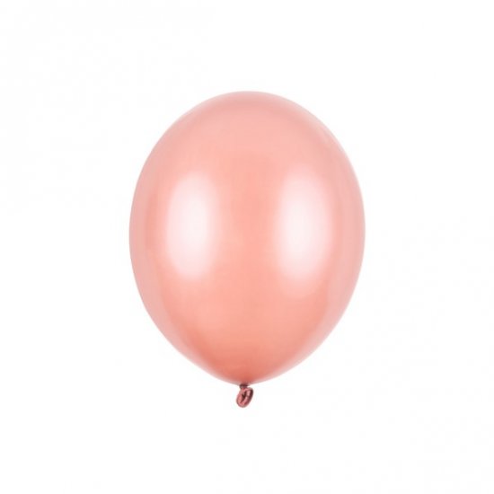100 Balloon Rosegold 12cm