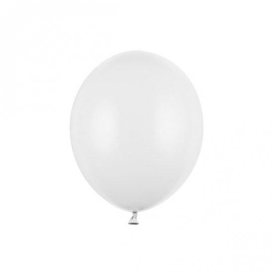 100 Μπαλόνια Άσπρο 12cm