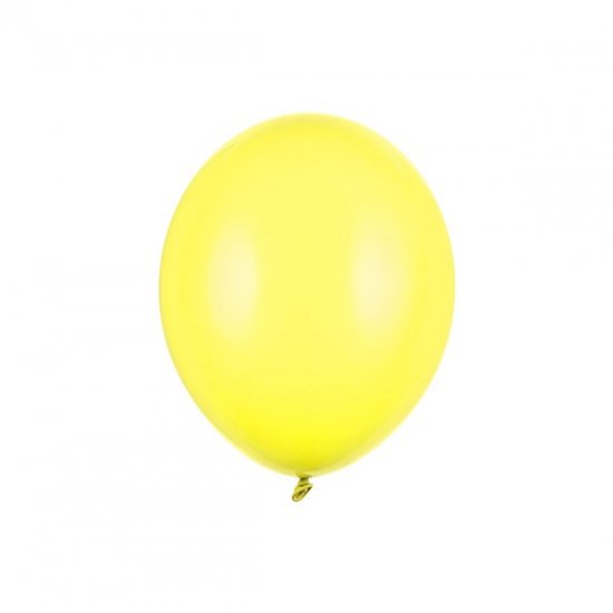 100 Balloons Bright Yellow 12cm