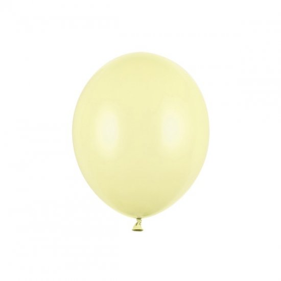 100 Balloons Light Yellow 12cm