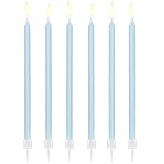 12 Candles Light Blue (size 14cm)