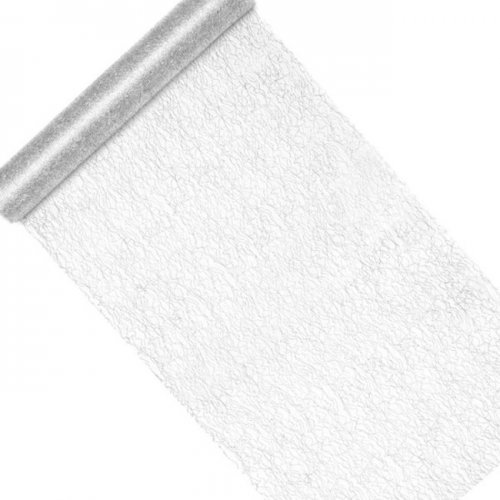Decorative mesh - Fiber silver, 0.36x9m