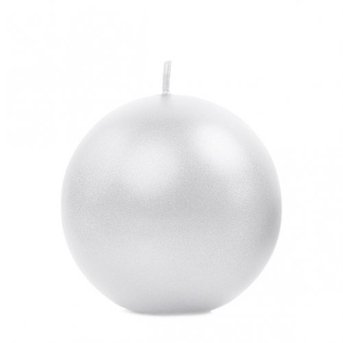 Sphere Candle Pearl 6cm
