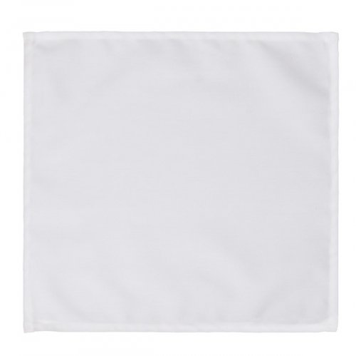 5 Washable Cloth Napkins White 35X35cm